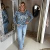 Leopard Onder Shirt Cashmere 19634 Blauw