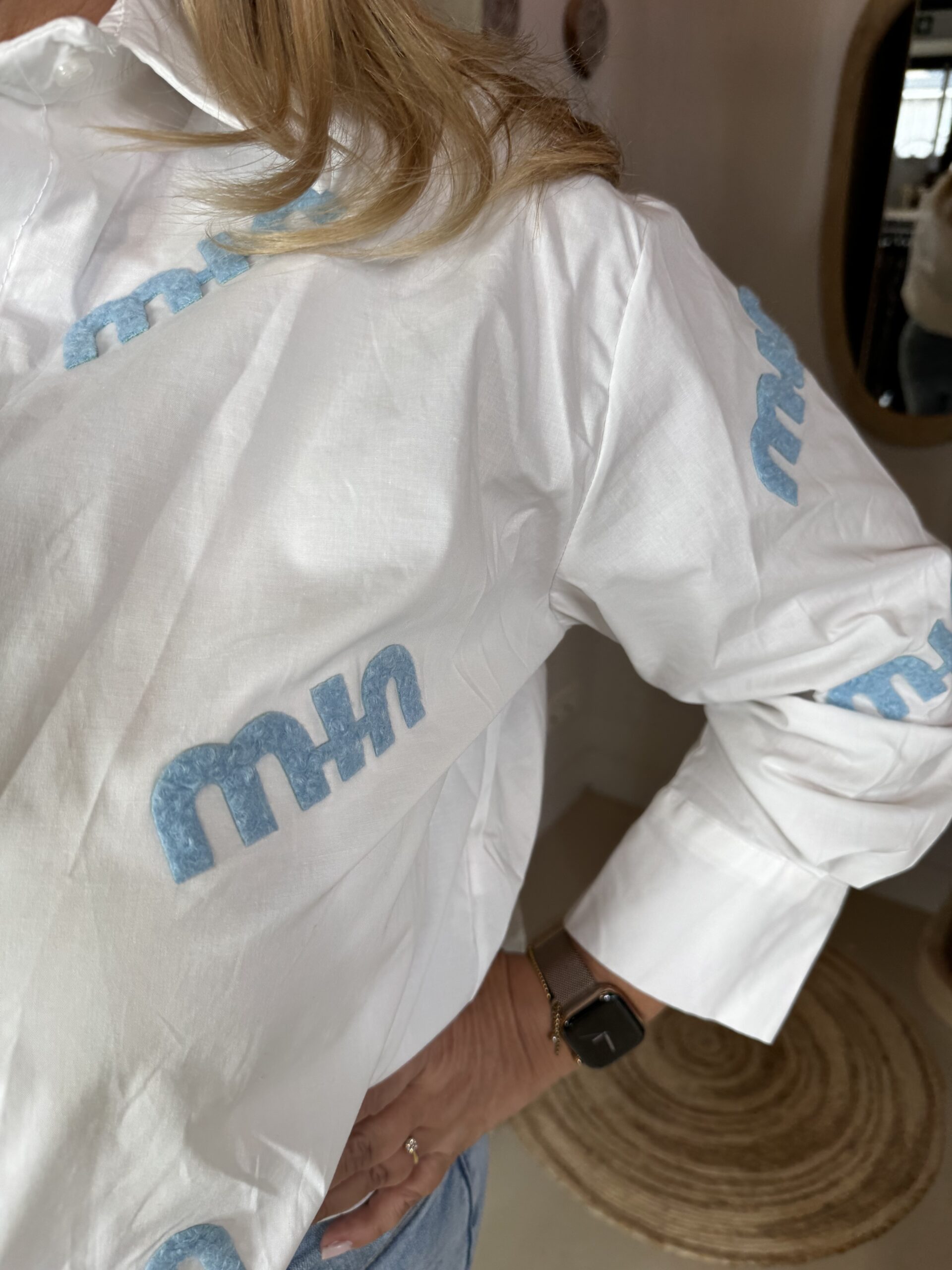 Katoenen Blouse 19533 MiuMin - Afbeelding 2