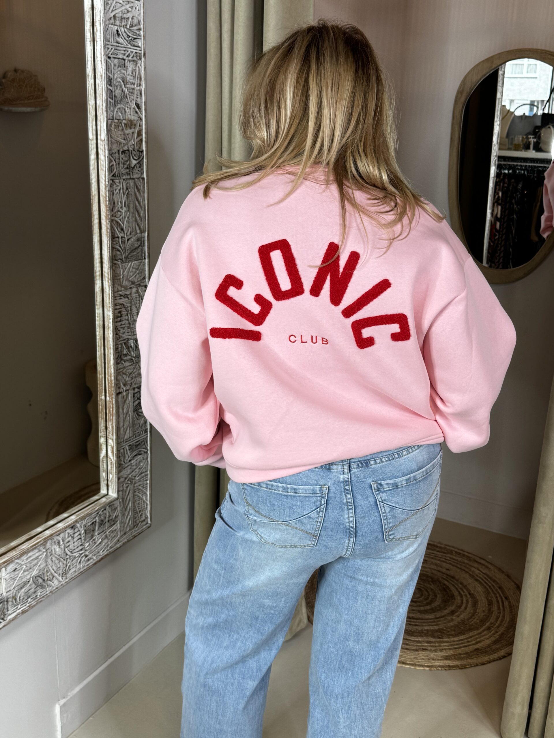Sweater Iconic Zacht Roze - Afbeelding 2