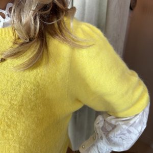 Alpaca Blend Korte Mouw 80654 Geel