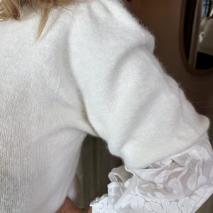 Alpaca Blend Korte Mouw 80654 Off-White