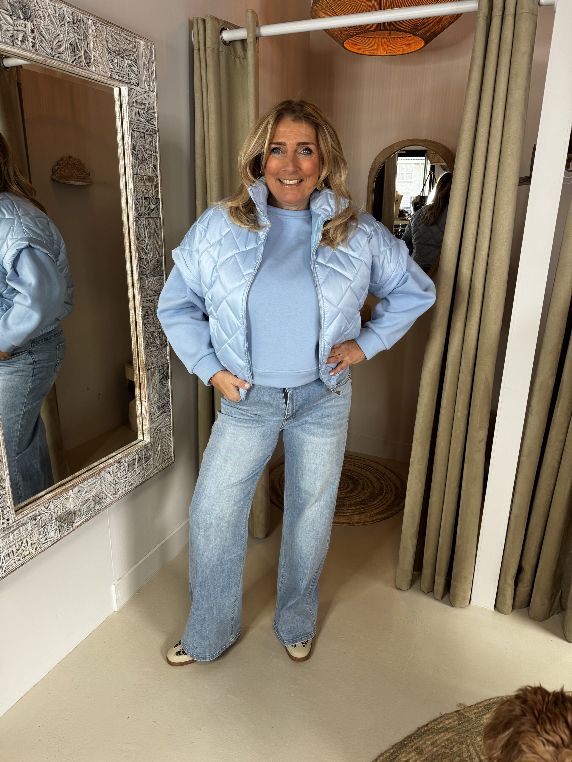 Bodywarmer Carly Licht Blauw - Afbeelding 2