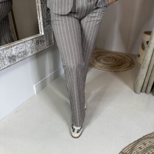 Mi Piace Travelstof Broek 202136 Broek Heavy Classic Stripe Falcon