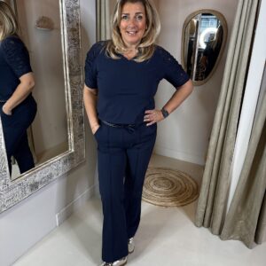 Triple Nine Travelstof Top 6949 Donker Blauw