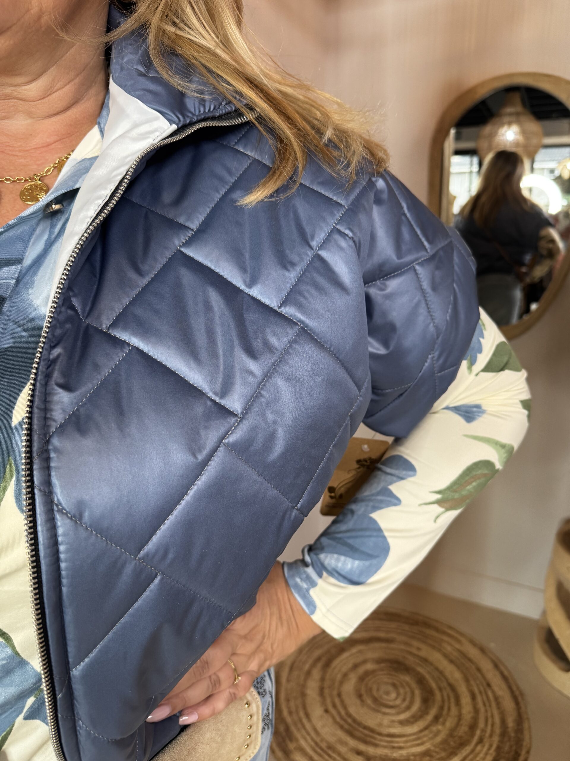 Bodywarmer Carly Jeans Blauw - Afbeelding 2