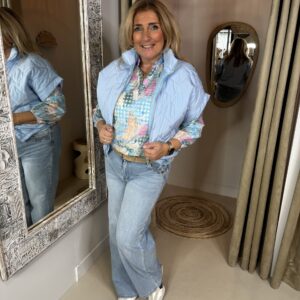 Blouse Djenna 726 Blauwe Print