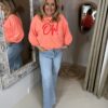 Sweater Q2213 OH Neon Koraal