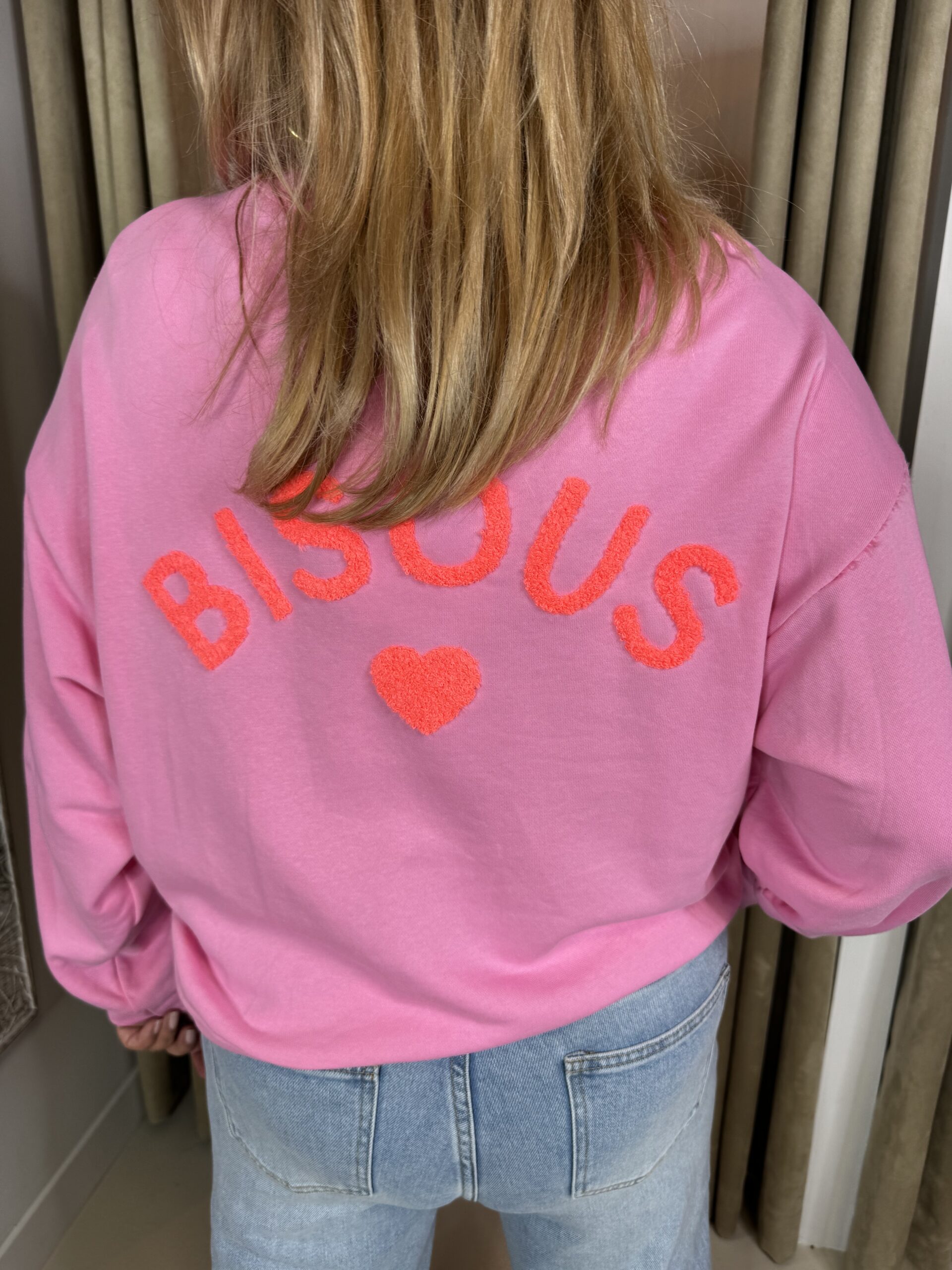 Sweater Q2186 Bissous Fuchsia Roze