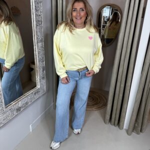 Sweater Q2186 Bissous Geel