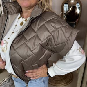 Bodywarmer Carly Taupe