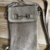 Suede Tas Gwen Beige Horsebit