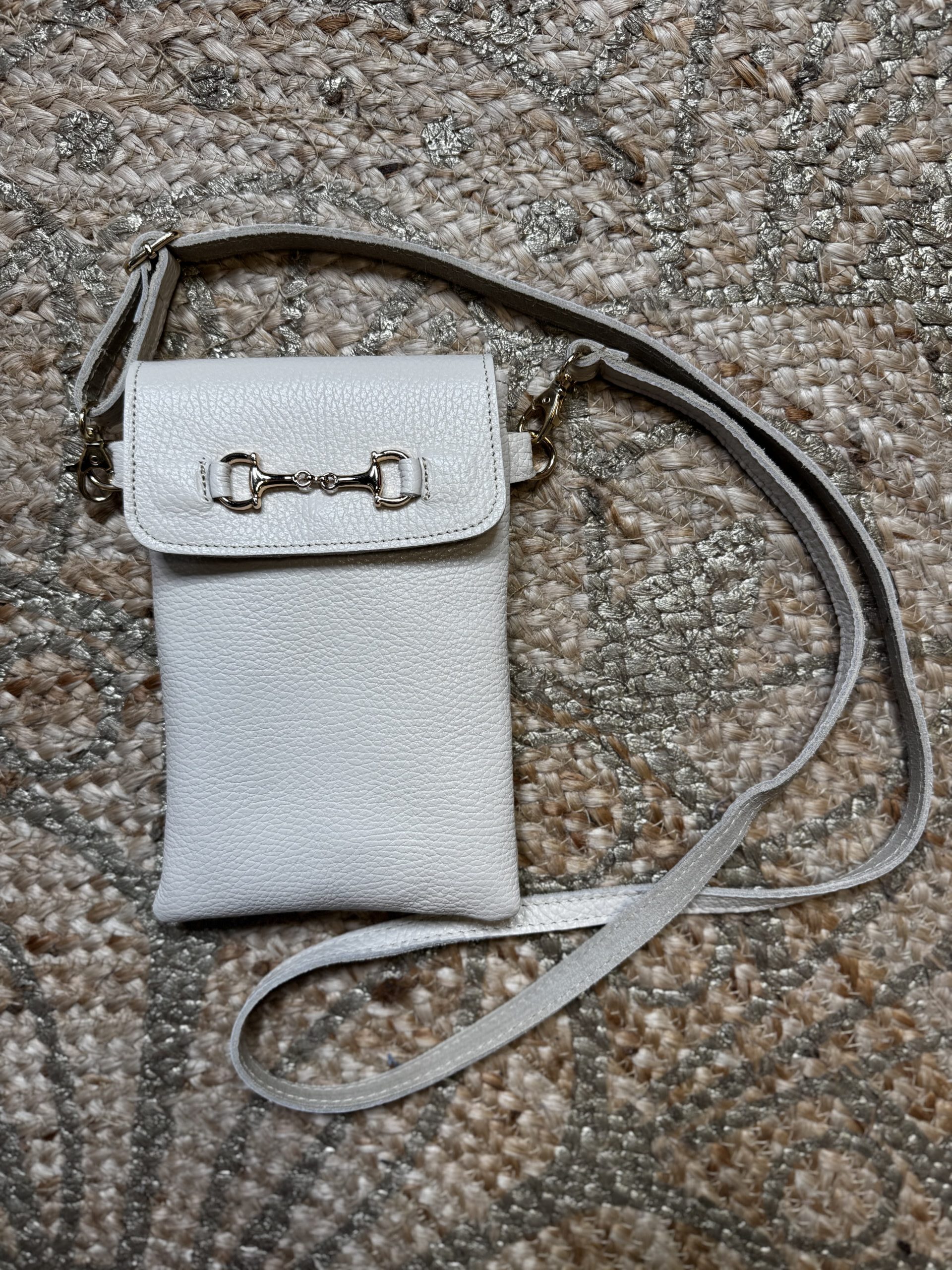 Leren Tas Gwen Zand Horsebit