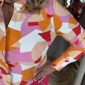 Alternative view of Angelle Milan Travelstof Blouse 1615P Fragments