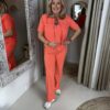 Angelle Milan Travelstof Jasje 2137 Coral