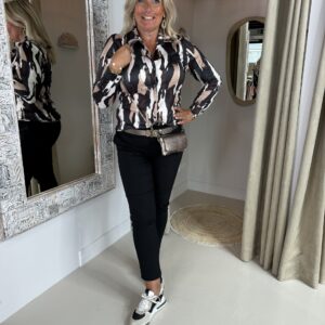 Mooie Chino P5020 Zwart