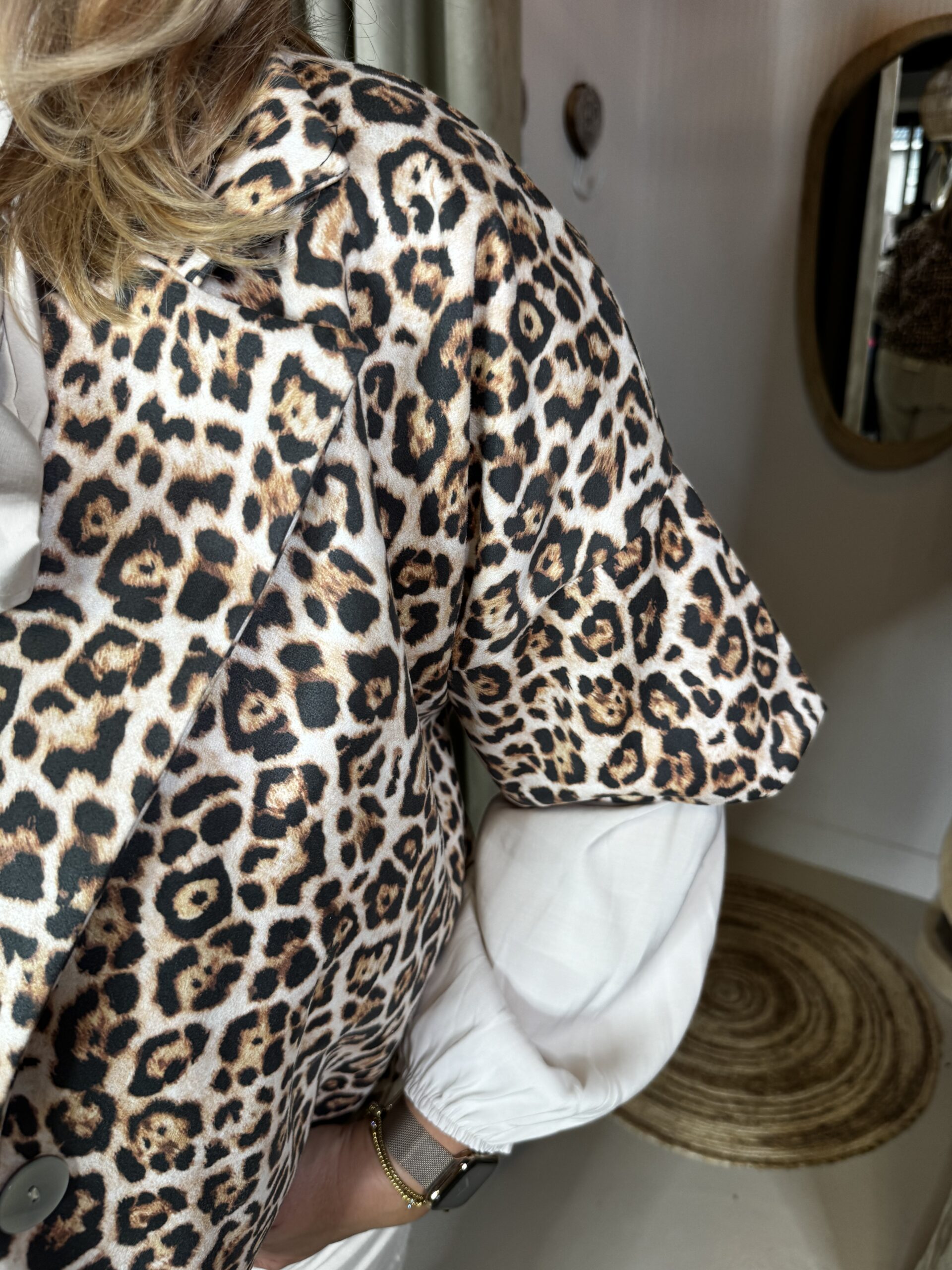 Trendy Scuba Jasje Bianka 905456 Licht Leopard - Afbeelding 2