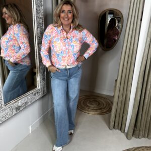 Angelle Milan Travelstof Blouse 1615-1148