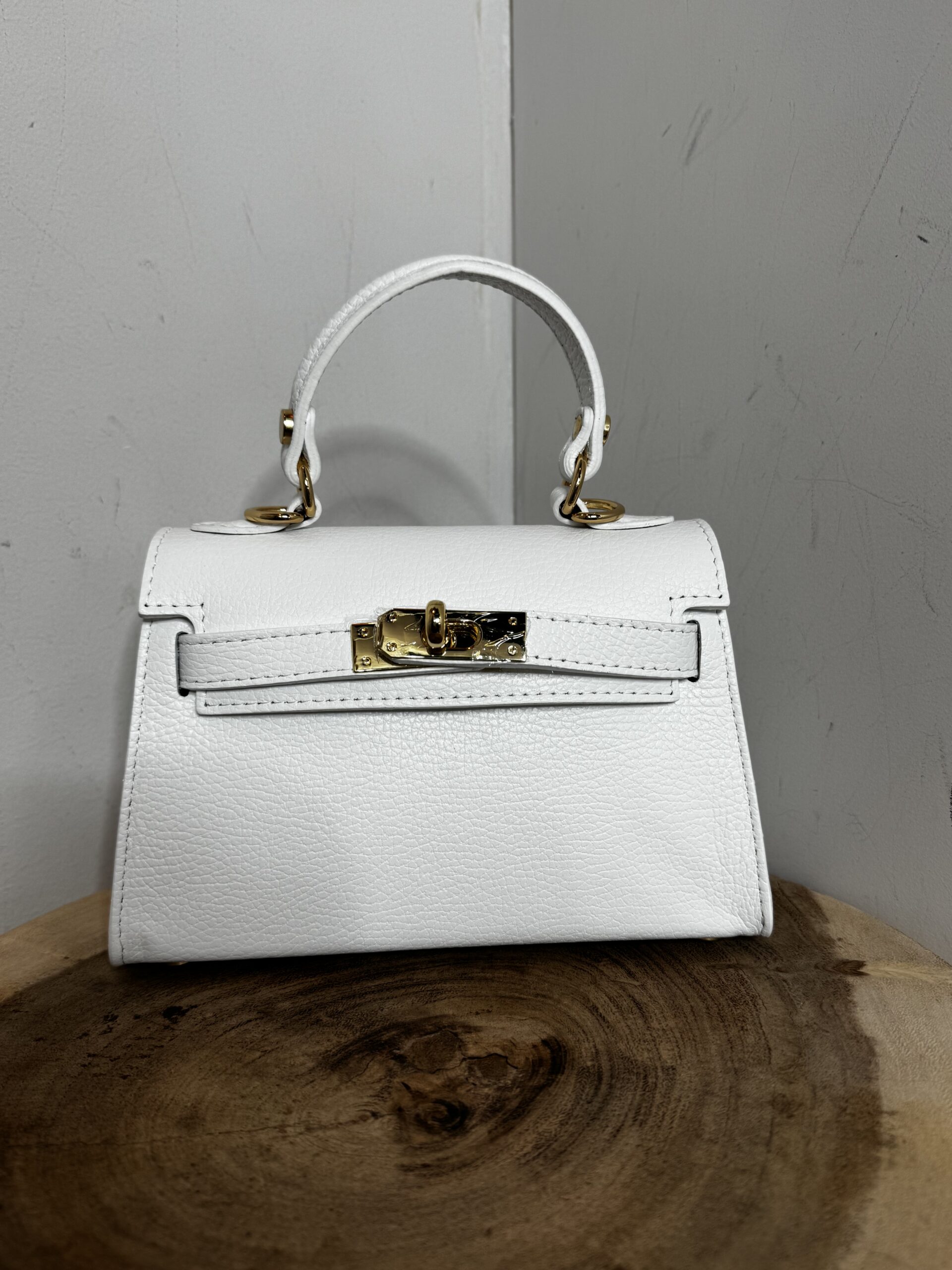 Leren Tas Birki Wit - Afbeelding 9