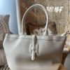 Tas 20168 Met H-Gespdetail- Pu Leer Beige