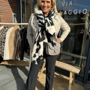 Leatherlook Jasje Zand