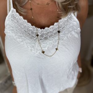 Alternative view of Linnen Top Grady 80482 Wit