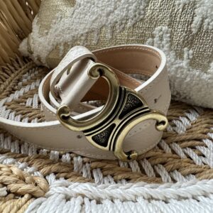 Leren Riem Celientje Zand