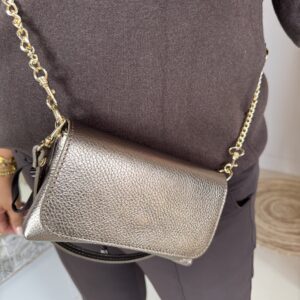 Leren Tas Lara Bronze