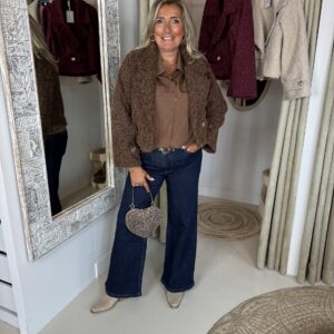 Alternative view of Suede tas Lamour Leopard