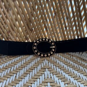 Elastische Riem Anna 007 Zwart