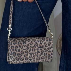 Leren Tas Lara Leopard