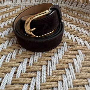 Suede Basis Riem Bruin