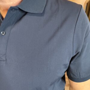 Alternative view of Mi Piace Travelstof Polo RM202013 Donker Blauw Voor HEREN