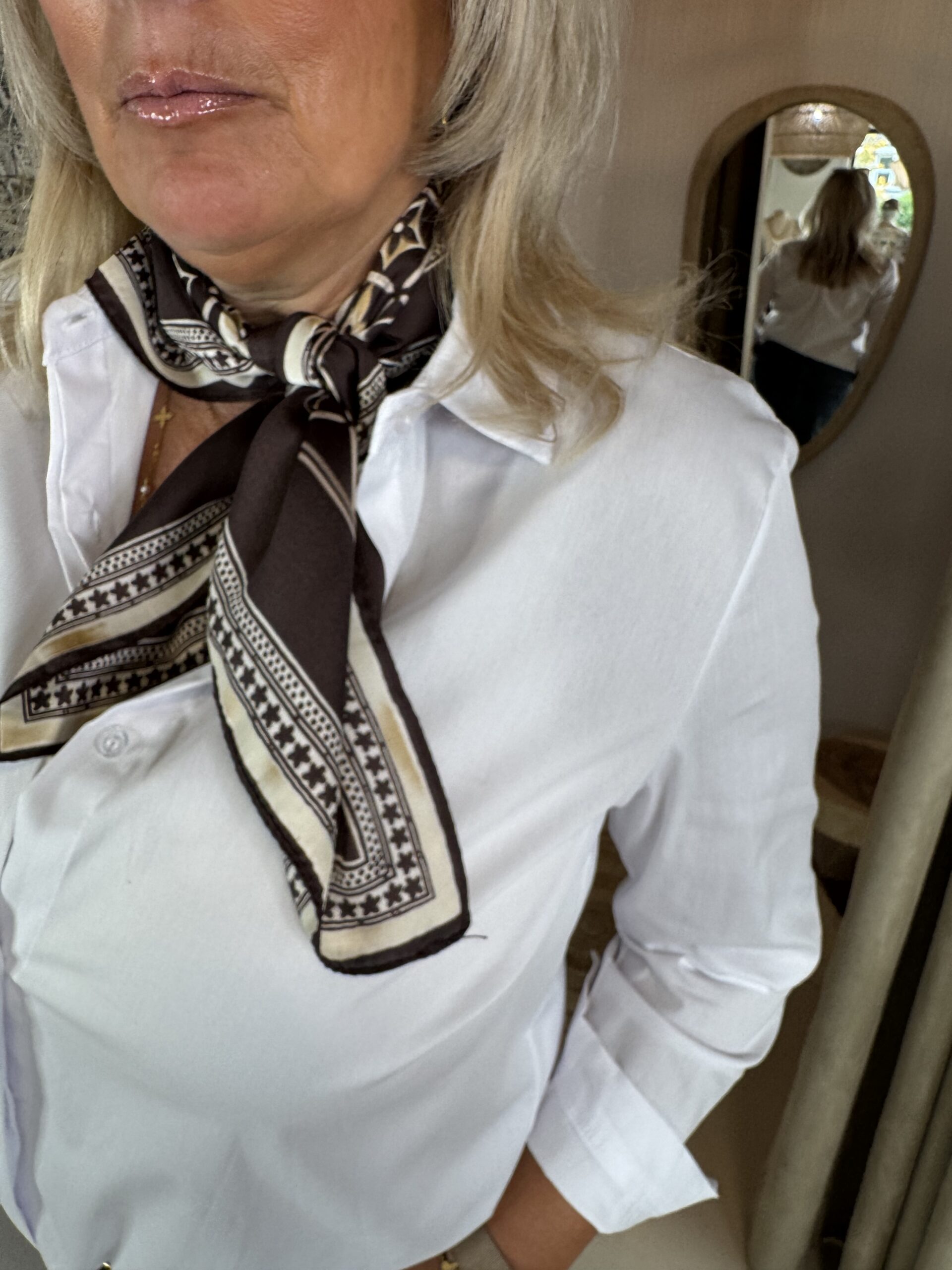 Katoenen Blouse Alizée 502320 Wit - Afbeelding 2