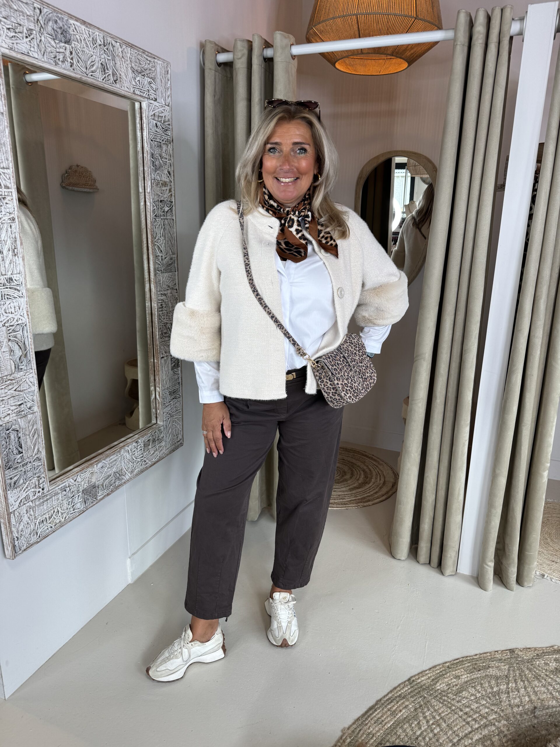 Katoenen Blouse Alizée 502320 Wit - Afbeelding 5