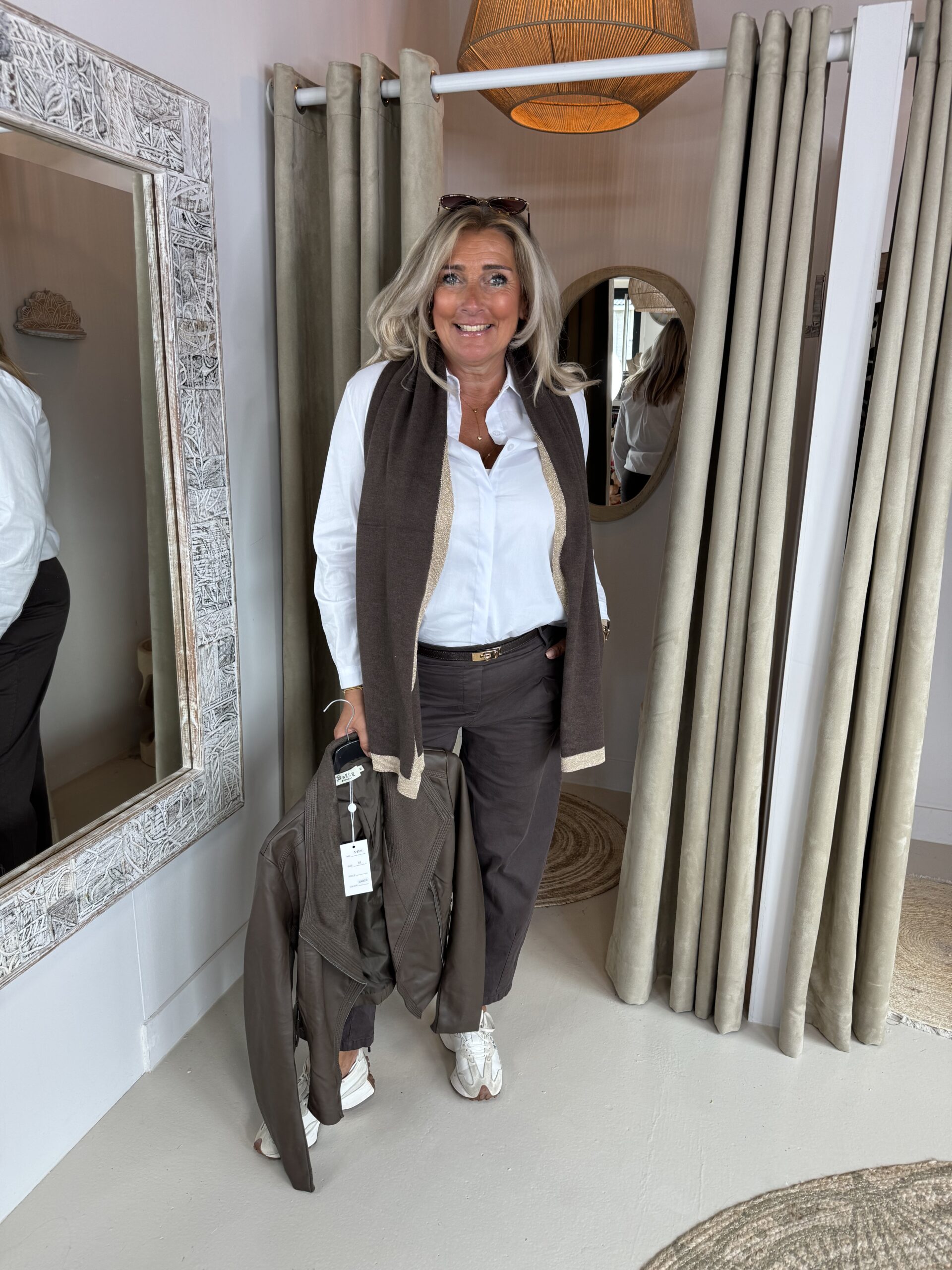 Katoenen Blouse Alizée 502320 Wit - Afbeelding 7