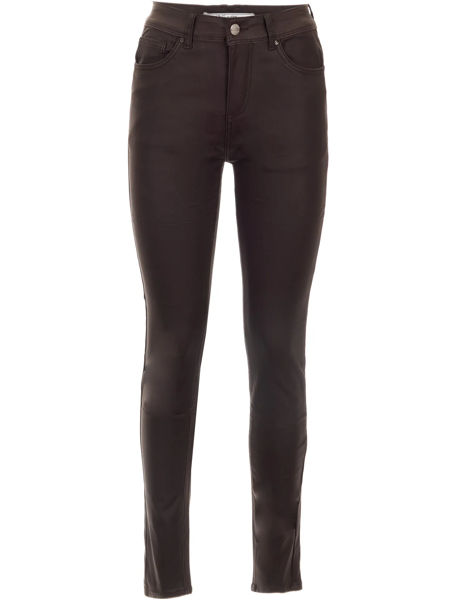 Leatherlook Broek Norfy K516 Bruin - Afbeelding 2