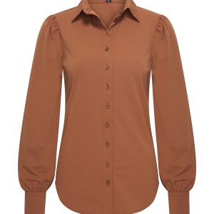 Alternative view of Mi Piace Travelstof Blouse 202037– Caramel