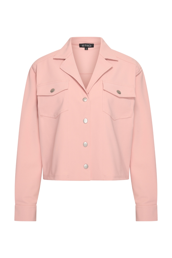 Mi Piace Bonded Travelstof Jacket 202681 Mellow Rose via villaggio