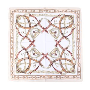 Alternative view of Zijdezacht Vierkant Sjaaltje 70497 Beige