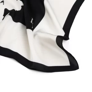 Alternative view of Zijdezacht Vierkant Sjaaltje 70500 Zwart