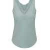 Triple Nine Travelstof Top Lace 6913 Sage via villaggio