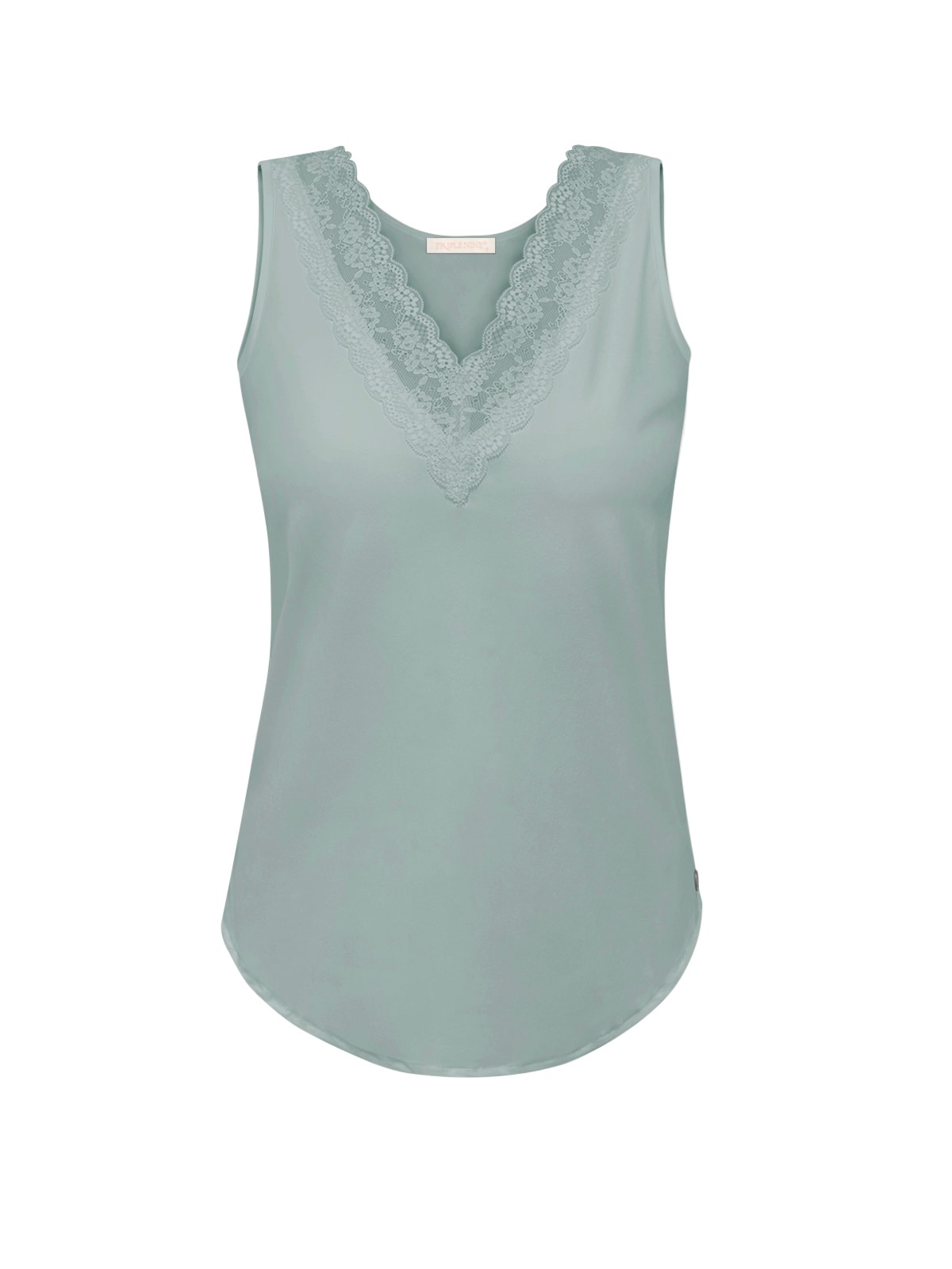 Triple Nine Travelstof Top Lace 6913 Sage via villaggio