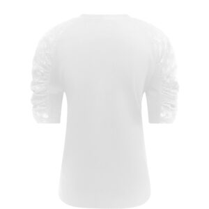 Triple Nine Travelstof Top 6949 Off-White via villaggio