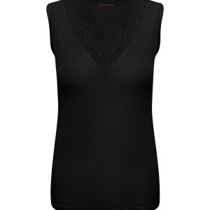 Triple Nine Cashmere Top 9005 Zwart via villaggio