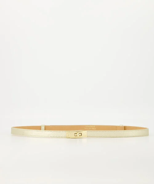 Leren Riem Hanna Goud - Afbeelding 2