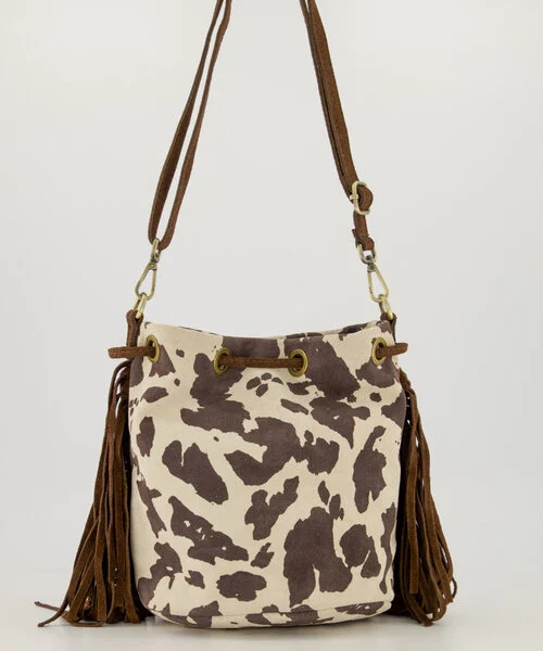 Leren tas Hazel Cow - Afbeelding 4