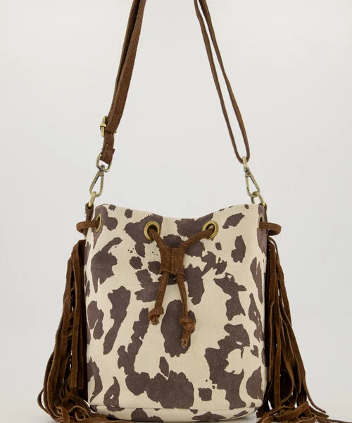 Leren tas Hazel Cow - Afbeelding 2