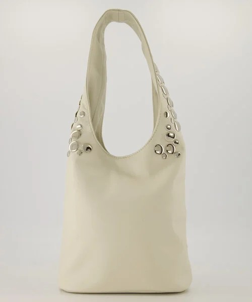 Schoudertas Igone met Studs Zand - Afbeelding 5