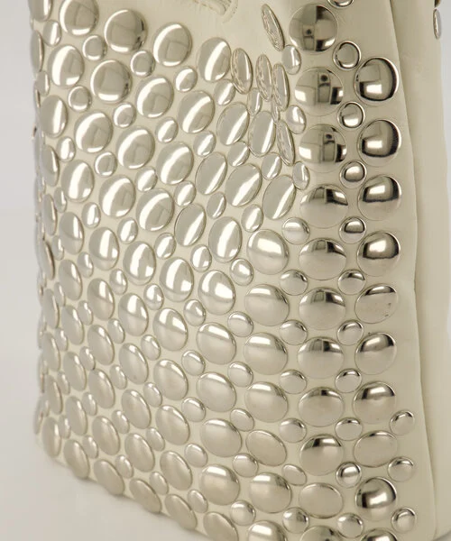 Schoudertas Igone met Studs Zand - Afbeelding 4