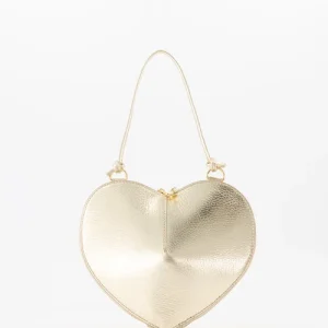Alternative view of Leren tas Lamour Goud